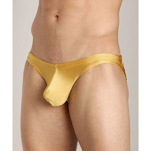 N2N Maverick C-Ring Low Cut Swim Brief Gold - Size Small
